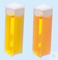 [5 421 622] (5 421 622) UV Küvetten, 4,0 ml, Macro, Schichtdicke 10 mm,  Lichtdurchlässigkeit 220-900 nm, 2 optische Fenster,  Außenmasse: 45 x 10 x 10  mm, Plastik  Pack = 100 Stück