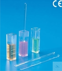 [5 422 001] Disposable square semi-micro cuvets,   PMMA, capacity 1,5 ml, optically clear, tall form  Case = 100 pcs.