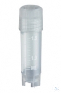 [5 485 002] Cryoröhrchen (Gefrierröhrchen), PP,  -20 +196°C, Schraubkappe mit Siegelbindung,  2,0 ml, rund, selbststehend,   Pack = 100 Stück
