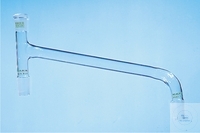 [1 210 150] (1 210 150) Destillierbrücken, mit  Hülse NS 14/23, Kerne  NS 14/23, Länge 150 mm