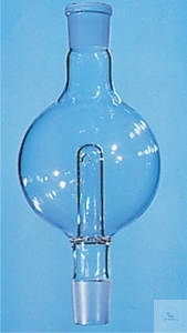 [1 430 200] Rotary evaporator safety trap, anti-foaming trap,   made from DURAN tubing, PRECISO   with cone and socket ST 29 / 32, 500 ml flask