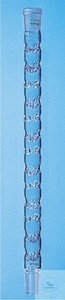 [1 523 201] Fraktionier-Kolonnen nach Vigreux. PRECISO  ohne Glasmantel, Kern NS 29/32, Füllhöhe 200 mm  Anzahl der Kränze 11
