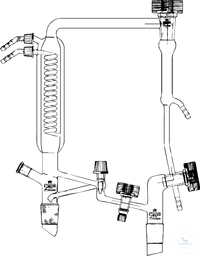 [1 610 024] KOLONNENKOEPFE FUER MAKRO,  N. ANTLINGER, PTFE-FEINDOSIERVENTIL,  KOLONNENSCHLIFF NS 24/29  