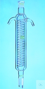 [1 756 160] Jacketed coil condensers, acc. to DIN 12593,  cone and socket ST 29/32, jacket length 160 mm,  Pack = 2 pcs.
