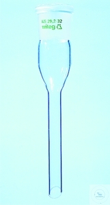 [1 900 024] Destilliervorstöße, gerade,  Hülse NS 24/29, Rohrlänge: 100 mm