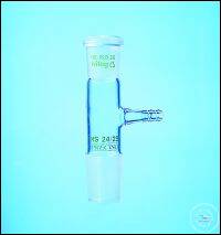 [1 904 020] (1 904 020) Vakuumvorstöße, gerade,  m. Absaugrohr, Hülse NS 19/26,  Kern NS 24/29