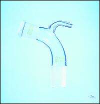 [1 905 014] (1 905 014) Vakuum-Vorstöße, gebogen, mit Absaugrohr,   Hülse NS 14/23, Kern NS 14/23