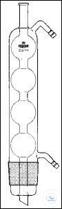 [2 200 045] Allihnkühler für Soxhlet,100-250 ml,  Länge 250 mm, Kern NS 45/40