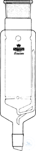 [2 218 500] Heißextraktionsaufsatz n. Böhm,  500 ml Kolben NS 29/32, Kühler NS 60/46