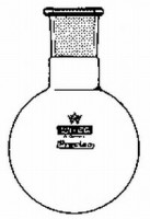 [2 220 100] Flask, round bottom, medium neck, 100 ml, ST 29/32,  for extraction capacity 30-70 ml