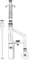 [2 252 001] Extraction apparatus 1000 ml, complete,  scope of supply:  - jacketed coil condenser 1 756 400  - round bottom flask 0 603 002  - insert for extractor 2 252 204  - insert for extractor 2 252 103  - extractor 2 252 012