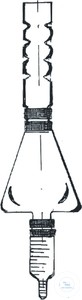 [2 523 000] Kuderna-Danish concentrator <Micro>, with threads,   supplied with: Snyder column with 3 balls, flask 40 ml   and receiving vessel 2 ml, Borosilicate glass 3.3
