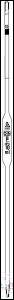 [3 571 010] Ausblas-Vollpipetten, 1 ml, Kl-B, ohne Wartezeit,  mit Ringmarke, ISO-Color-Code  VE = 12 Stk.
