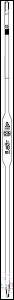 [3 572 150] Ausblas-Vollpipetten, DIN-AS,  15 ml eichfähig, Wartezeit 3 S.,  mit Ringmarke, ISO-Color-Code  VE = 12 Stk.