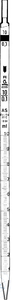 [3 578 910] Messpipette, 25:0,1 ml, Kl. AS, 0-Punkt unten,   nach DIN EN ISO 385, Vollablauf, KB, Wartezeit 5 S.,   DIFFICO braun, color-code weiss  VE = 12 Stück