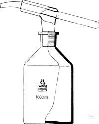 [3 580 010] Kippautomaten, mit 1 Liter Vorratsflasche,  Inhaltsangabe, NS 29/32, 10 ml, komplett