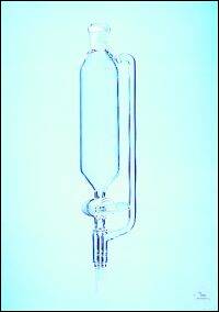 [1 846 002] TROPFTRICHTER MIT DRUCKAUSGLEICH,  ZYL., UNGRADUIERT, NS-HAHNKUEKEN  M. GEWINDEHAHNSICHERUNG,  2000 ML, K + H NS 29/32, B: 6.3 MM  