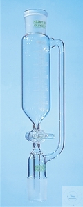 [1 852 250] TROPFTRICHTER, M.DRUCKAUSGL., ZYLIND., GRADUIERT,   NS-HAHNKUEKEN M. GEWINDEHAHNSICHERUNG, 250:5 ML,  K + H NS 19/26, B: 4 MM, NACH DIN 12567,  VE = 2 STUECK  