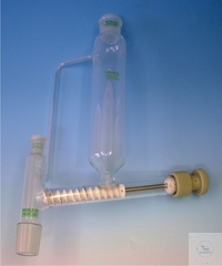 [1 897 890] FUNNELS FOR SOLID, FOR POWDERY  SUBSTNACES, HORIZONTAL VERSION WITH  CONE AND SOCKET  ST 29/32 , 1000 ML  