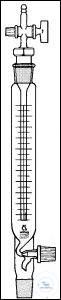 [2 685 250] (2 685 250) Dosiertrichter, 250:5 ml, zyl. grad., mit PTFE-Feindosierventil,   hergestellt aus DURAN Rohr, mit einsetzbarem Mariotte'schem   Rohr, Kern + Hülse NS 29/32 