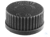 [0 175 145] Schraubkappe geschlossen, PP, blau,   GL 45, mit Lippendichtung, autoklavierbar (140°)  VE = 10 Stück
