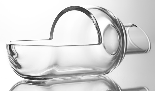 [2 880 000] Wägeschiffchen 1 ml, Glas, Spitz,  Länge 35 mm, Ø 12 mm