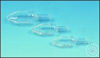 [2 880 005] (2 880 005) Waegeschiffchen 60 ml, Glas, Spitz,  Laenge 135 mm, Ø 50 mm