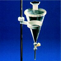 [7 050 003] Scheidetrichter, graduiert, 500:5 ml,  PMP, glasklar