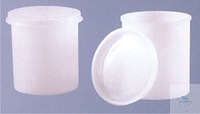 [7 063 118] Probenbehälter, 100 ml,  Dose mit Deckel, PE-HD, Höhe: 61 mm,  VE = 100 Stück