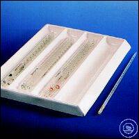 [7 098 001] (7 098 001) PIPETTENABLAGE,PVC,SCHUBFACHGERECHT,  4-FACH LÄNGS UNTERTEILT  420X300 MM, HOEHE 40 MM  