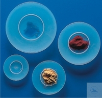 [7 103 003] (7 103 003) UHRSCHALEN MIT FUSS, PP,  TRANSPARENT, Ø 100 MM,  VE = 10 STUECK 