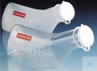 [7 114 001] URINFLASCHEN FÜR MÄNNER, GRAD. PP,  1 000:50 ML, TRANSPARENT,  VE = 6 STUECK 