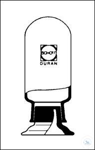 [5 863 060] Schaugläser, 600 ml, NS 50,  Ø 81 mm, Höhe 214 mm, für Ausstellungszwecke,  DURAN® Glas,  VE = 10 Stück 