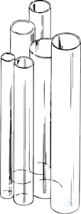 [5 904 100] (5 904 100) Röhrchen, hergestellt aus DURAN Rohr,   Sortiment mit 31 Abmessungen von 5 - 32 mm,   insgesamt 15 kg        