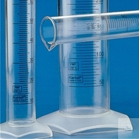 [7 004 004] Cylinders, tall shape, crystal clear,  blue graduated,pmp,100 ml  Pack = 30 pcs.