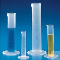 [7 006 003] (7 006 003) Messzylinder, 100 ml,  niedere Form, PP, graduiert,  VE = 12 Stück