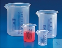 [7 009 057] Griffin-Becher,500 ml, farbig graduiert,  Polypropylen (PP), transparent, mit Ausguss,  VE = 6 Stück