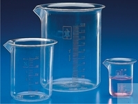 [7 010 157] (7 010 157) Griffin-Becher, 500:10 ml, Ø 88 mm, Höhe 119 mm,  mit erhabener Skala, glaskar, TPX  VE = 12 Stück