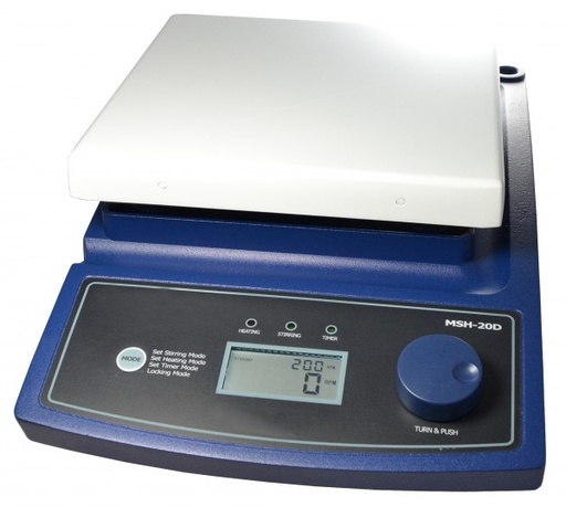 [DH.WMH03020] Magnetic stirrer with hotplate MSH-D digital, up to 380°C, 80-1,500 rpm
