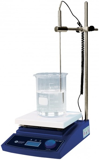 [DH.WMH03021] Magnetic stirrer with hotplate MSH-D digital, up to 380°C, 80-1,500 rpm - SET