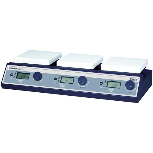 [DH.WMH03503] Magnetic stirrer with hotplate SMHS 3 places 350°C 1500rpm