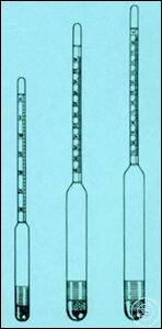 [8 565 106] ZUCKER-ARAEOMETER, SACCHARIMETER NACH BRIX,  MESSBEREICH 30 - 60 BRIX, UNTERTEILUNG IN 1 BRIX,  LAENGE: 200 - 250 MM, OHNE THERMOMETER