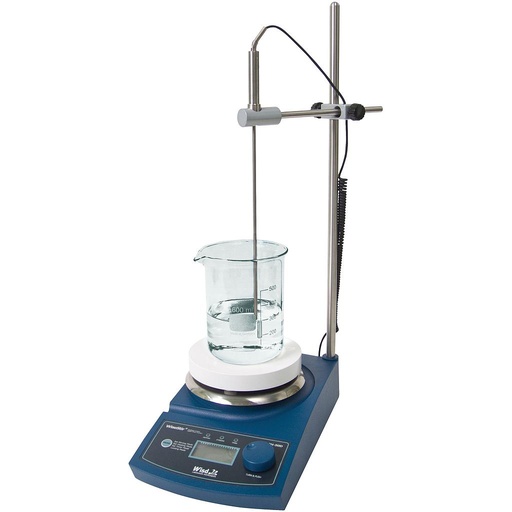 [DH.WMH04020] Magnetrührer mit Heizung MSH-500D digital 500°C 1500 rpm Komplettset