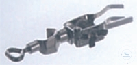 [7 400 770] (7 400 770) Bürettenklemme, aus Edelstahl, für 1 Bürette,  Spannweite Ø 0-20 mm, Finger mit Silikon-Überzug