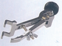 [7 400 790] (7 400 790) Bürettenklemme, verchromt, für 1 Bürette,   Spannweite Ø 4-20 mm, mit Muffe