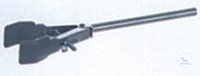 [7 400 830] (7 400 830) Büretten- und Kolbenklemme, verchromt, Länge 130 mm,  Spannweite Ø 12-45 mm, Finger mit PVC-Überzug