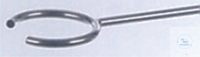 [7 400 952] (7 400 952) Stativring ohne Muffe, Ø - 100 mm, Länge 220 mm,  offene Form, aus Edelstahl
