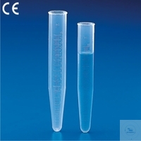 [7 273 001] ZENTRIFUGENRÖHRCHEN, KONISCHER BODEN,  GRADUIERT, PP, 10 ML, 16 X 107 MM,  AUTOKLAVIERBAR BIS 121°C,  PACK = 100 STUECK