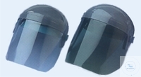 [7 302 201] (7 302 201) Gesichtsschutz, mit Helmhalterung, blau transparent,  PC, EN 166, Schutz 2, Sichtscheibe 350 x 250 mm