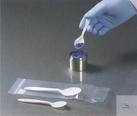 [7 315 010] Probenlöffel, Länge: 125 mm, SteriPlast,   aus PS (weiß), steril, einzeln verpackt  Pack = 100 Stück